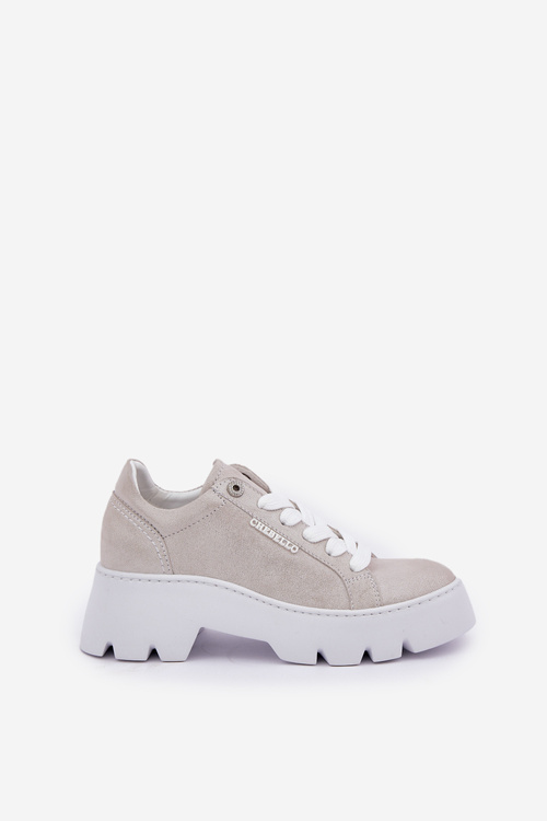 Кросівки Спортивне Взуття На Платформі CheBello 4632 Сріблясті