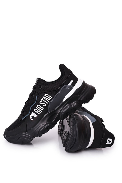 Чоловіче спортивне взуття Memory Foam Big Star HH174209 Чорно-синій