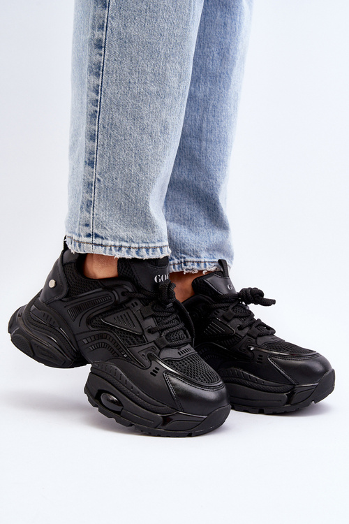 Кросівки на масивній підошві GOE NN2N4045 Чорні