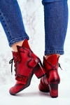 Чоботи жіночі Maciejka Leather Red 03194