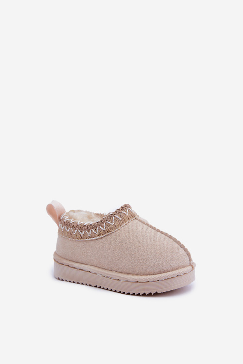 Сніговики Дитячі На Платформі Утеплені Пухом Світло-бежеві Vilabria