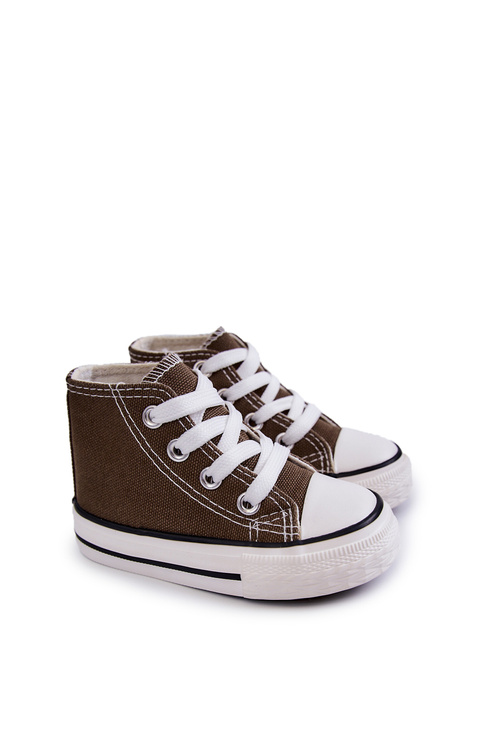 Дитячі високі кросівки хакі Filemon