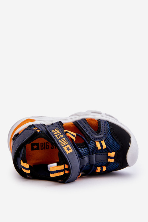 Дитячі світлі босоніжки Big Star LL374212 Navy Blue