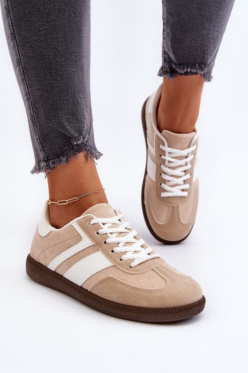 Жіночі низькі кросівки Спортивне взуття бежеві Eudiopis