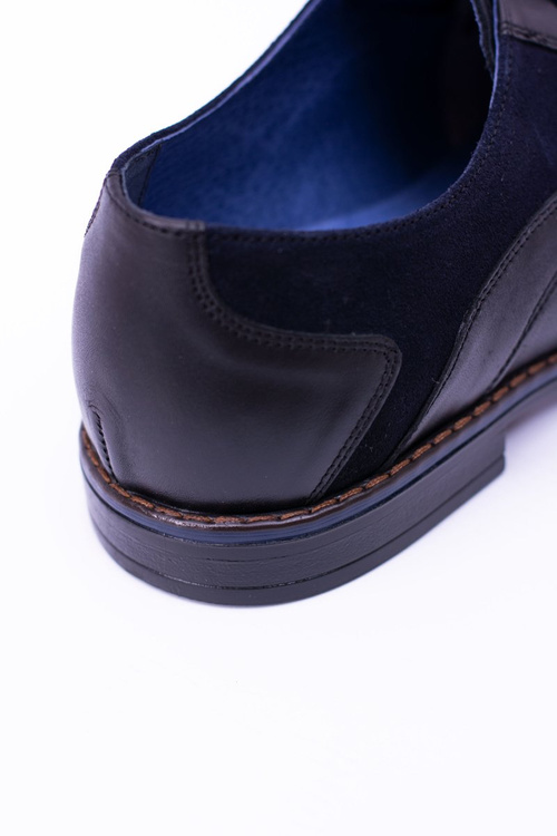 Чоловічі чорні шкіряні напівчоботи Zinedine Нікополь