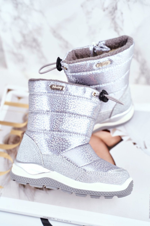 Жіночі снігові черевики теплі з натуральної вовни Silver Felini