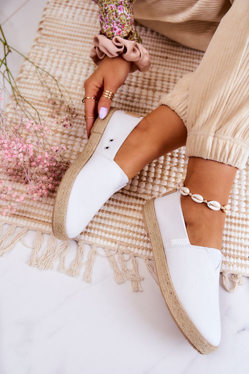 Модні жіночі еспадрільї Cross Jeans JJ2R4001C Білі