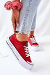 Кросівки на платформі BIG STAR II274025 Червоні