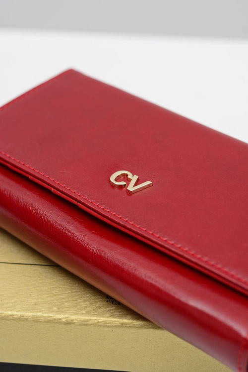 Великий жіночий червоний гаманець