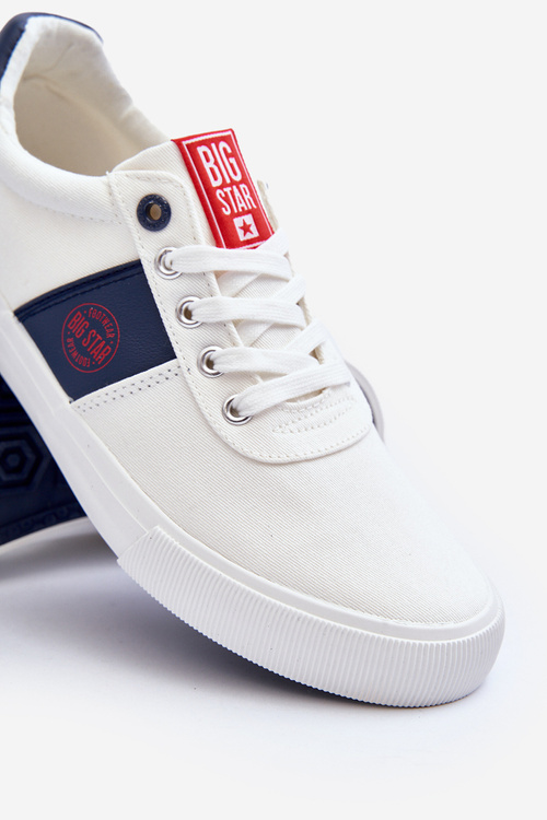 Чоловічі тканинні кросівки Big Star JJ174253 Білі