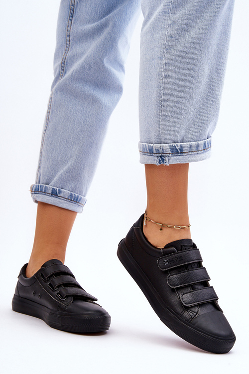 Класичні кросівки на липучці Big Star LL274A206 Чорні