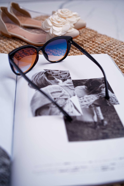 Сонцезахисні окуляри Prius PR-V26 Чорно-сині Окуляри Темно-синя парча