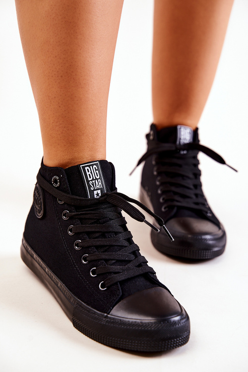 Жіночі високі кросівки Big Star FF274A170 Чорні