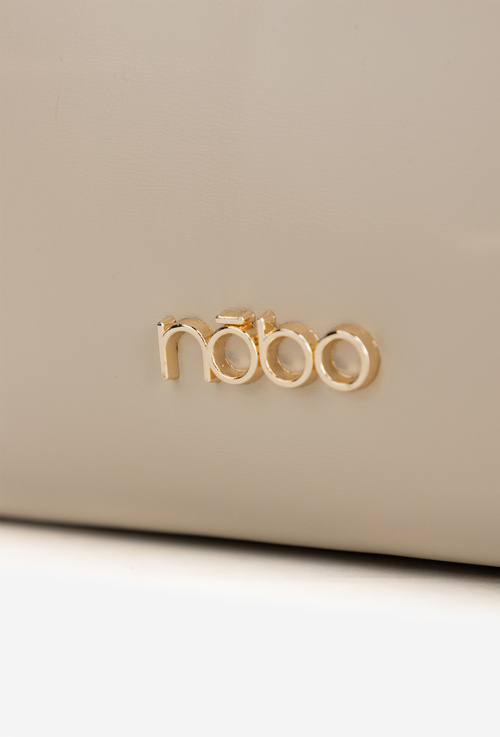 Сумка шопер з застібкою NOBO BAG6010-015 Світло бежевий