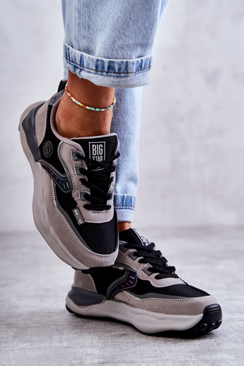 Жіночі спортивні кросівки Big Star KK274100 Black-Grey