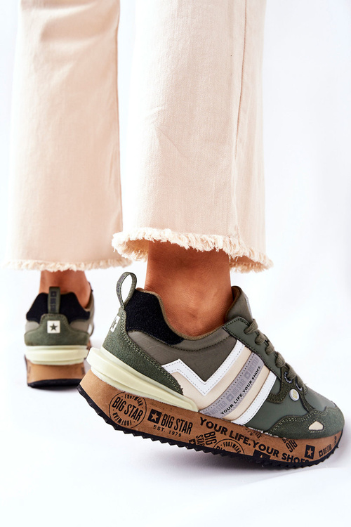 Жіноче спортивне взуття Big Star II274299 Хакі