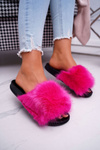 Жіночі шльопанці зі штучного хутра Fuchsia NiceFur