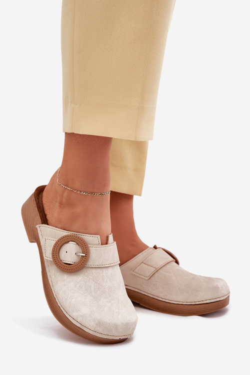 Жіночі Сандалі З Пряжкою Inblu Бежеві TF000001