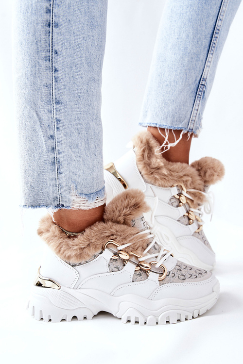 Жіноче утеплене спортивне взуття White Heart Beats