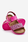 Шкіряні дитячі сандалі Big Star LL374135 Рожеві