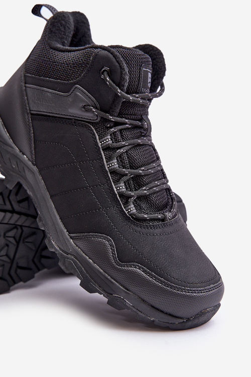 Тепле легке чоловіче туристичне взуття McBraun Black