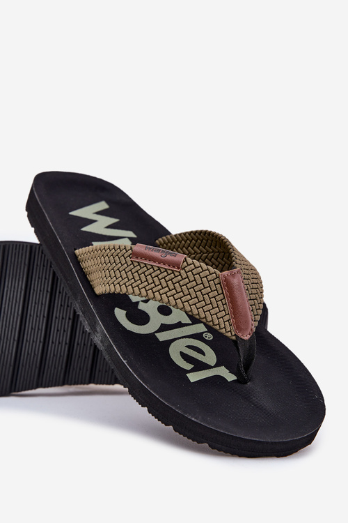 Чоловічі шлепанці WRANGLER ZANE FLIPFLOP MEN LOW 20251044.20251044.57B Зелені
