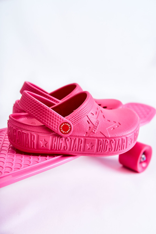 Дитячі світлі тапочки Kroks Big Star II375006 Фуксія