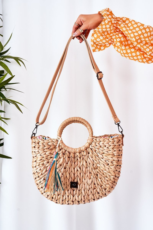 Плетений кошик для сумочки NOBO XK0490 Бежевий