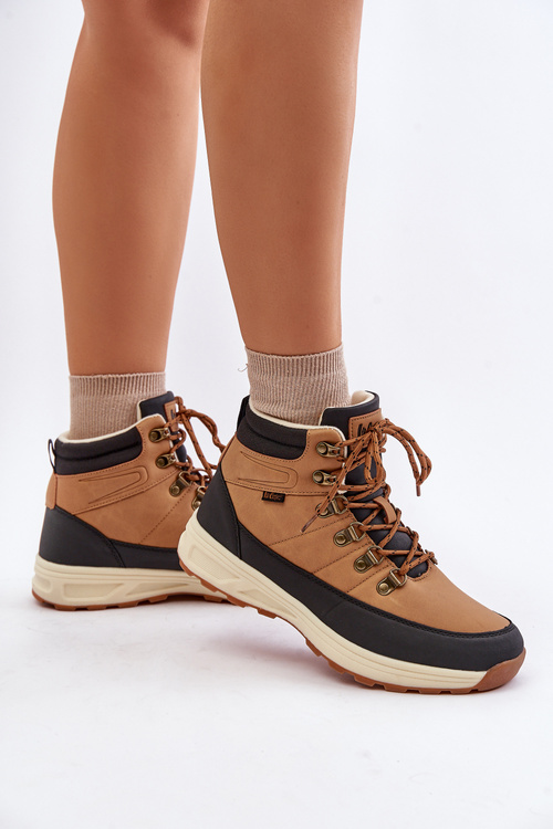 Утеплені чоловічі туристичні черевики коричневі Lee Cooper LCJ-24-03-3035M