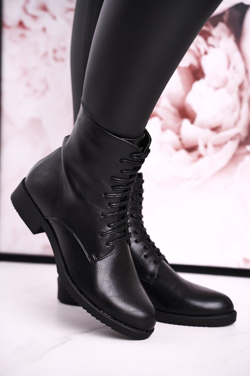 Чоботи жіночі класичні утеплені декоративна блискавка чорні прості