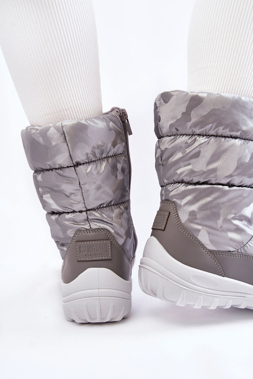 Жіночі високі зимові черевики Big Star KK274600 сірі