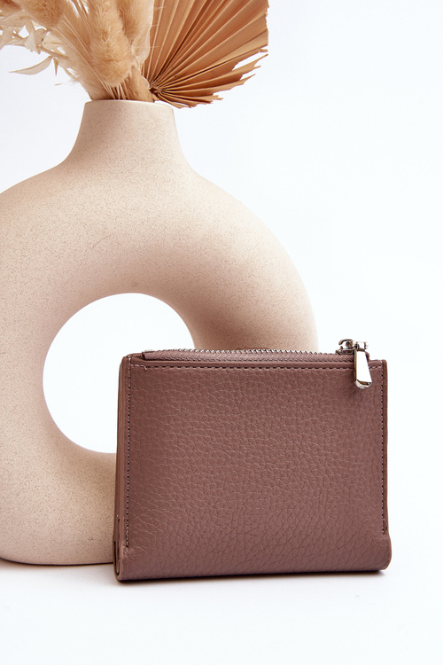 Жіночий гаманець зі штучної шкіри світло-коричневого кольору Lazara