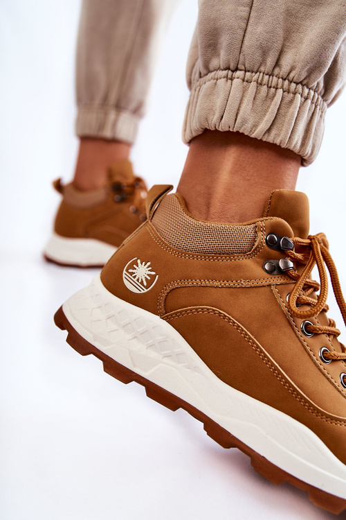 Жіноче тепле трекінгове взуття Trappers Camel Otto