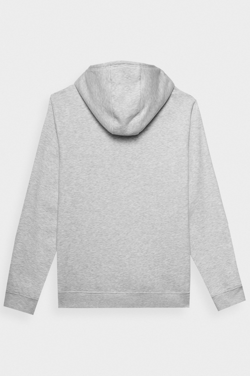 Чоловічий світшот пуловер з капюшоном світло-сірий 4FWMM00TSWSM1464-27M