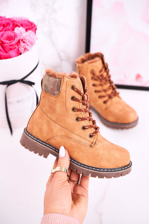 Дитячі черевики утеплені хутром Camel London