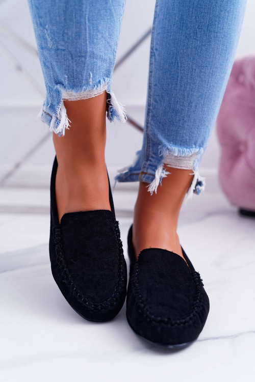 Жіночі замшеві мокасини Sergio Leone Winted Black