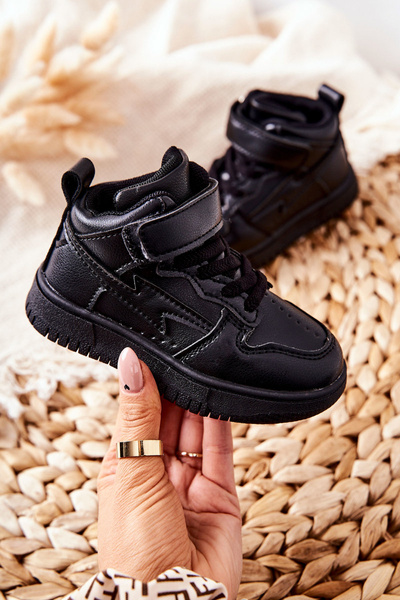 Дитячі високі кросівки Black Bartnie