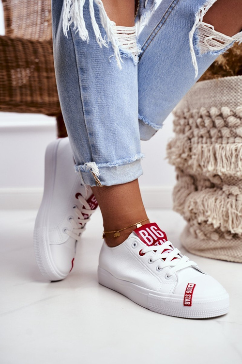 Жіночі шкіряні кросівки BIG STAR EE274302 Білі