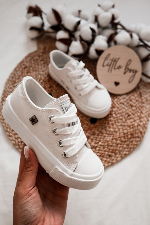 Дитячі шкіряні кросівки BIG STAR JJ374310 Білі