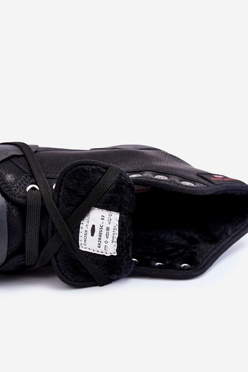 Жіночі високі кросівки Cross Jeans KK2R4055C Чорні