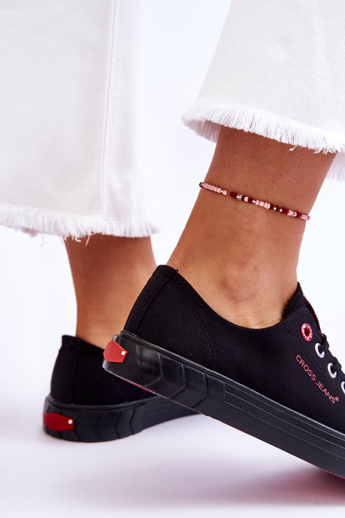 Класичні жіночі кросівки Cross Jeans LL2R4051 Чорні