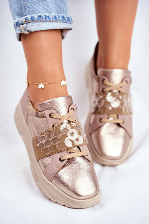 Жіноче спортивне взуття Кросівки шкіряні Maciejka 04448-25