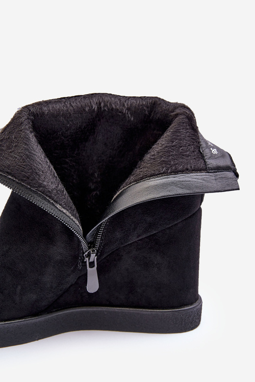 Чоботи на підборах зі шкіряною підкладкою з орнаментом Black Vere