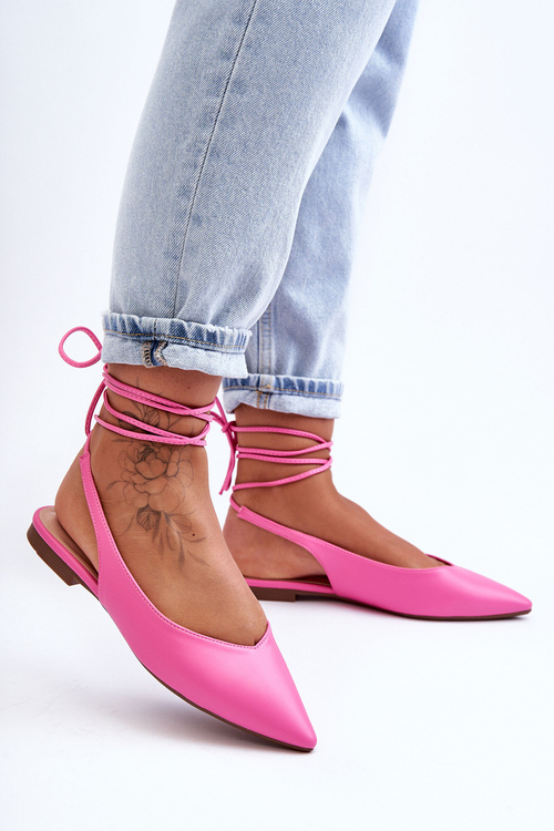 Жіночі мереживні балетки Pink Lilly Ann