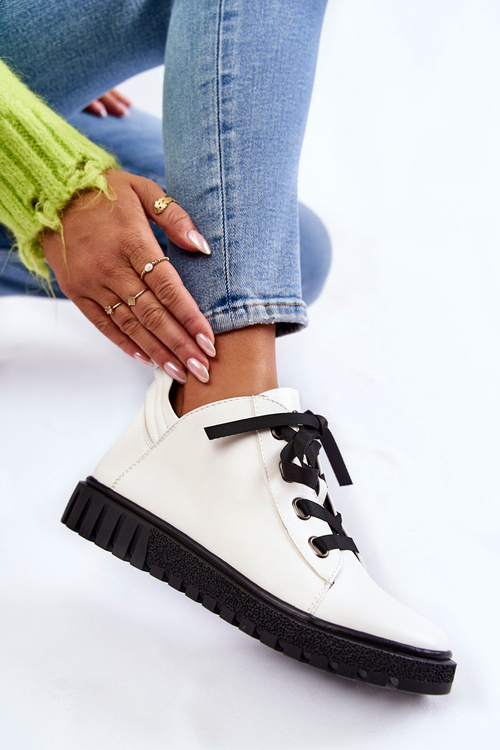 Шкіряне взуття Sergio Leone PB210 Білий