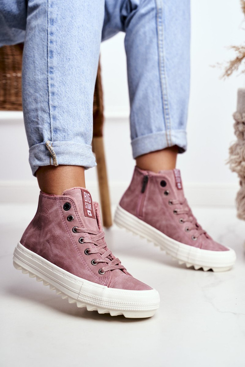 Жіночі кросівки Big Star High Warm Pink GG274109