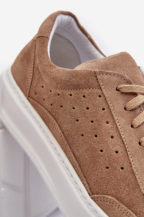 Чоловіче замшеве спортивне взуття Zazoo 1544 Beige