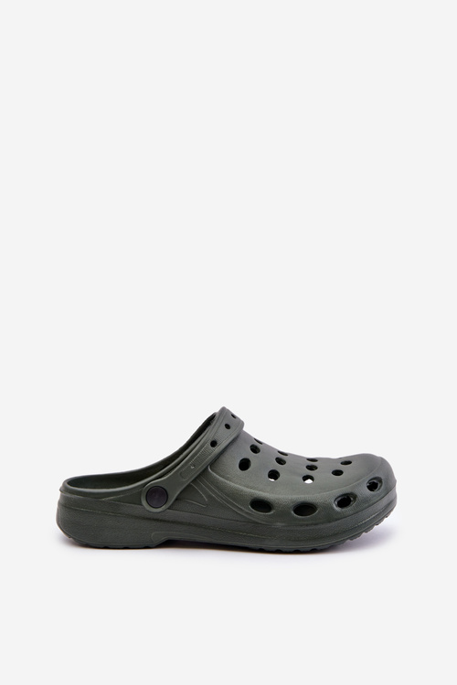 Чоловічі босоніжки тапочки для саду біля басейну Темно-зелені