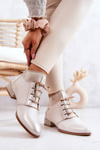Чоботи жіночі Maciejka Leather Light beige 04744-22