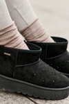 Снігові черевики з декором на платформі Big Star OO274A105 чорні